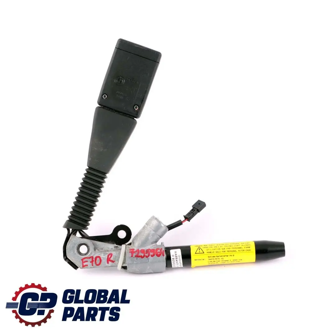 BMW E70 E71 Delantero Derecho Tensor del cinturon De seguridad Hebilla 7161650