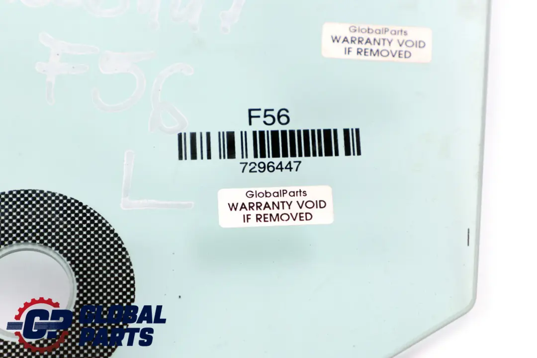 Mini Cooper One F56 Front Left Window Door Glass N/S AS2 Green - SKU 7296447 - Part number 7296447