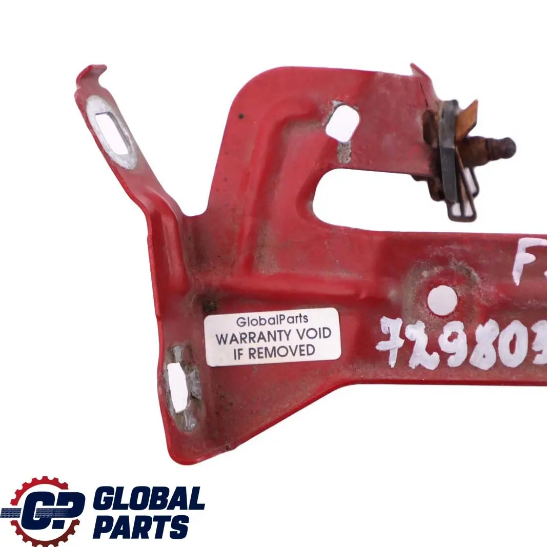 Front Wing Panel Right O/S Bracket Mount Holder Melbourne Red to BMW 3 4 F30 F32 with Part number 7298038 BMW 3 4 F30 F32 Front Wing Panel Right O/S Bracket Mount Holder Melbourne Red - SKU 7298038-MRT - Part number 7298038