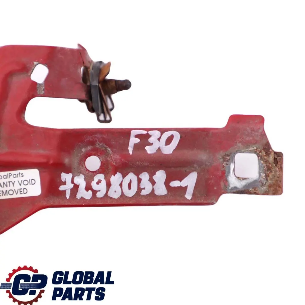Front Wing Panel Right O/S Bracket Mount Holder Melbourne Red to BMW 3 4 F30 F32 with Part number 7298038 BMW 3 4 F30 F32 Front Wing Panel Right O/S Bracket Mount Holder Melbourne Red - SKU 7298038-MRT - Part number 7298038