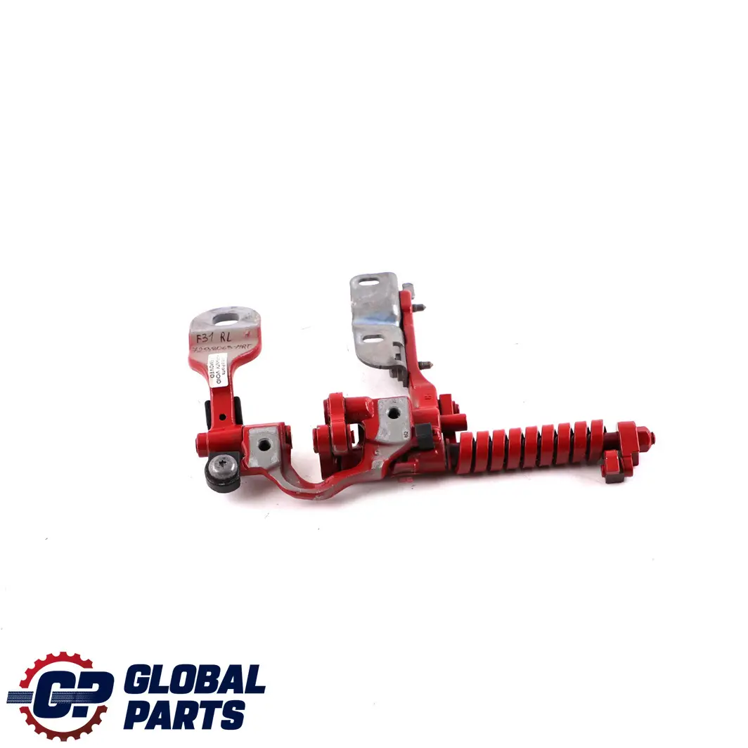 Left N/S Trunk Lid Hinge Melbourne Red - A75 7263157 to BMW 3 Series F31 Rear with Part number 7298069 BMW 3 Series F31 Rear Left N/S Trunk Lid Hinge Melbourne Red - A75 7263157 - SKU 7298069-MRT - Part number 7298069