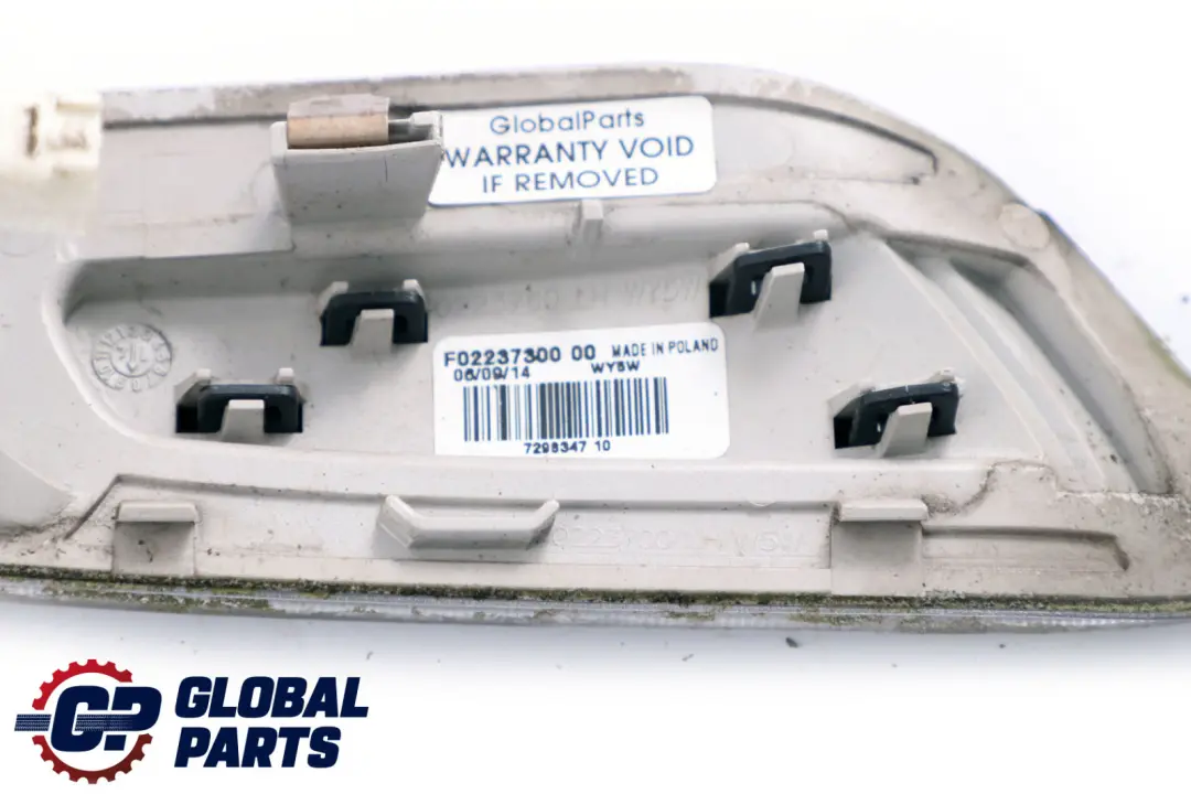 Indicatore Di Direzione Supplementare Bianco per Mini F55 F56 con numero di parte 7298347 Mini F55 F56 Indicatore Di Direzione Supplementare Bianco - SKU 7298347 - Numero di parte 7298347