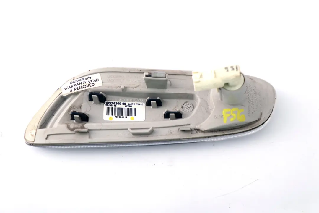 Mini F55 F56 F57 Right O/S Direction Additional Turn Indicator Lamp White - SKU 7298348 - Part number 7298348