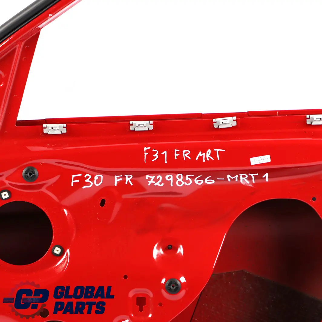 Front Right Door O/S Melbourne Rot Red Metallic - A75 to BMW 3 Series F30 F31 1 with Part number 7298566 BMW 3 Series F30 F31 1 Front Right Door O/S Melbourne Rot Red Metallic - A75 - SKU 7298566-MRT1 - Part number 7298566