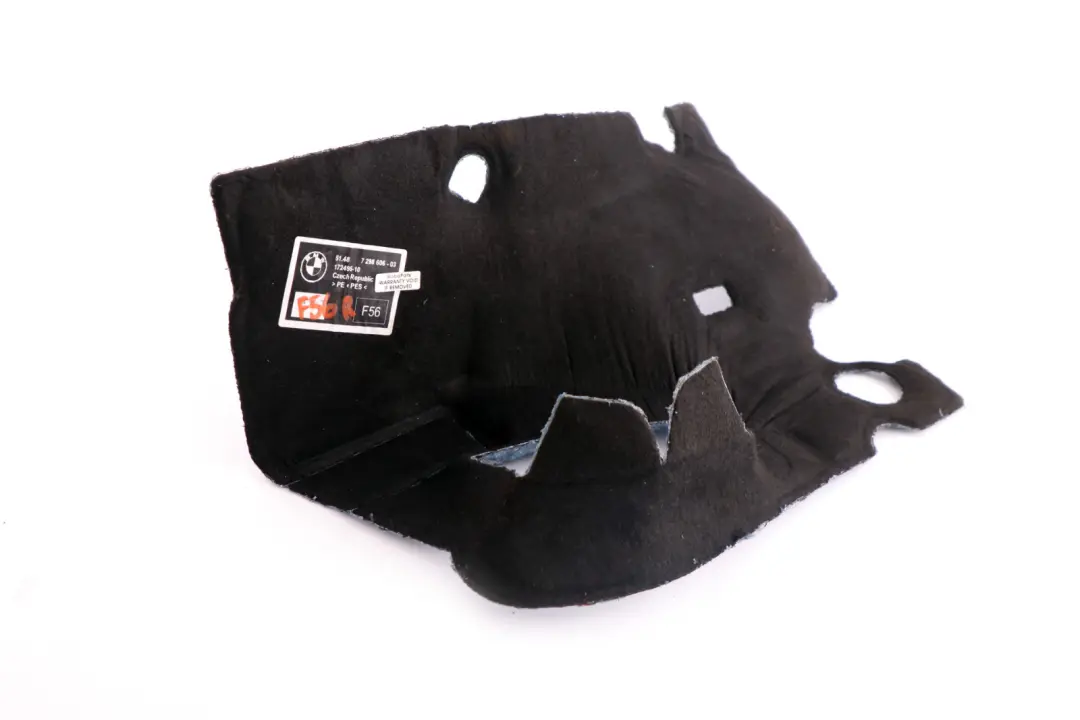 Isolamento Acustico Passaruota Portabagagli Destra per Mini Cooper F56 con numero di parte 7298606 Mini Cooper F56 Isolamento Acustico Passaruota Portabagagli Destra - SKU 7298606 - Numero di parte 7298606