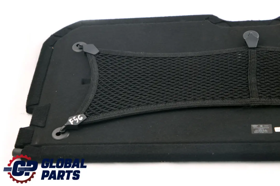 Mini Cooper F56 Luggage Compartment Trunk Floor Carpet Black - SKU 7298611 - Part number 7298611