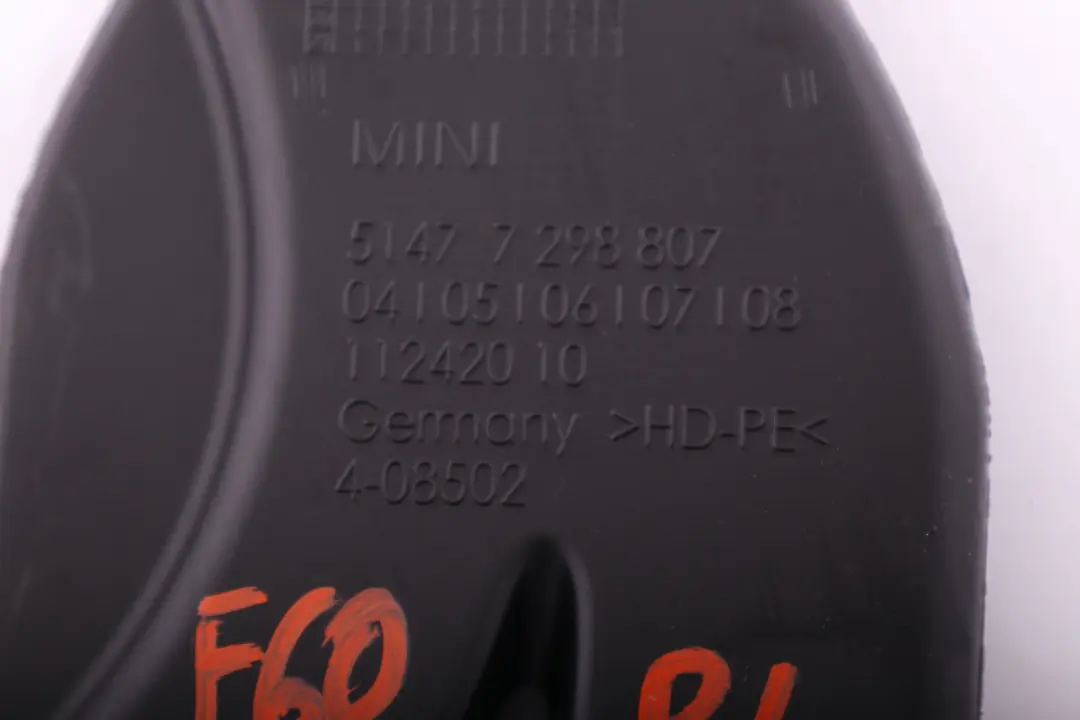 Kanał Wlot Powietrza Nawiewu Tył Lewy do Mini F39 F48 F54 F60 o numerze 7298807 Mini F39 F48 F54 F60 Kanał Wlot Powietrza Nawiewu Tył Lewy - SKU 7298807 - Numer Części 7298807