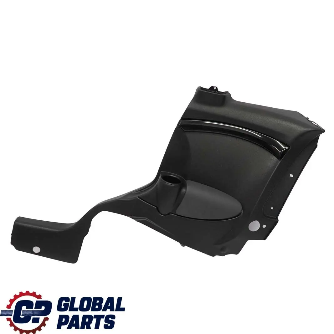 Lateral Side Trim Panel Rear Right O/S Carbon Black Piano to Mini Clubman R55 LCI with Part number 7299734 Mini Clubman R55 LCI Lateral Side Trim Panel Rear Right O/S Carbon Black Piano - SKU 7299734-1 - Part number 7299734