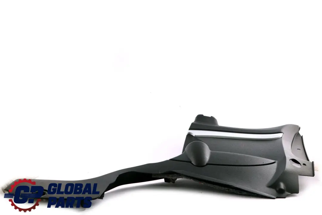 Lateral Side Trim Panel Rear Right O/S Black Silver to BMW Mini Clubman R55 LCI with Part number 7299734 BMW Mini Clubman R55 LCI Lateral Side Trim Panel Rear Right O/S Black Silver - SKU 7299734 - Part number 7299734