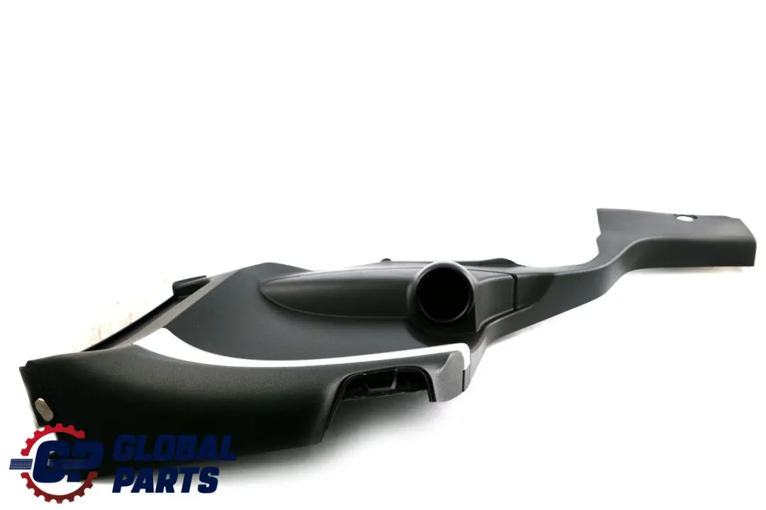 Lateral Side Trim Panel Rear Right O/S Black Silver to BMW Mini Clubman R55 LCI with Part number 7299734 BMW Mini Clubman R55 LCI Lateral Side Trim Panel Rear Right O/S Black Silver - SKU 7299734 - Part number 7299734