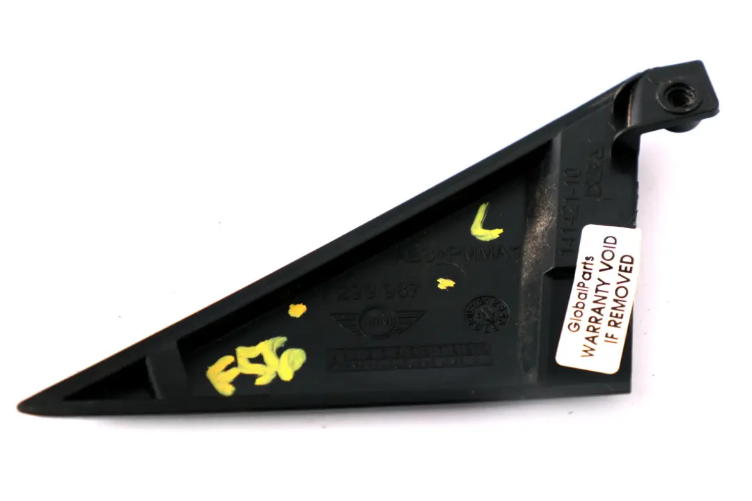 *Mini Cooper F56 F57 Eckblende Spiegel Abdeckung Links Schwarz - SKU 7299987 - Teilenummer 7299987