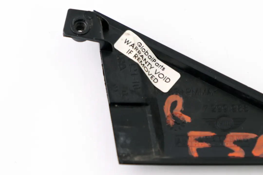 *MINI Cooper F56 F57 Eckblende Spiegel Abdeckung Innen Vorne Rechts für mit Teilenummer 7299988 *MINI Cooper F56 F57 Eckblende Spiegel Abdeckung Innen Vorne Rechts - SKU 7299988 - Teilenummer 7299988