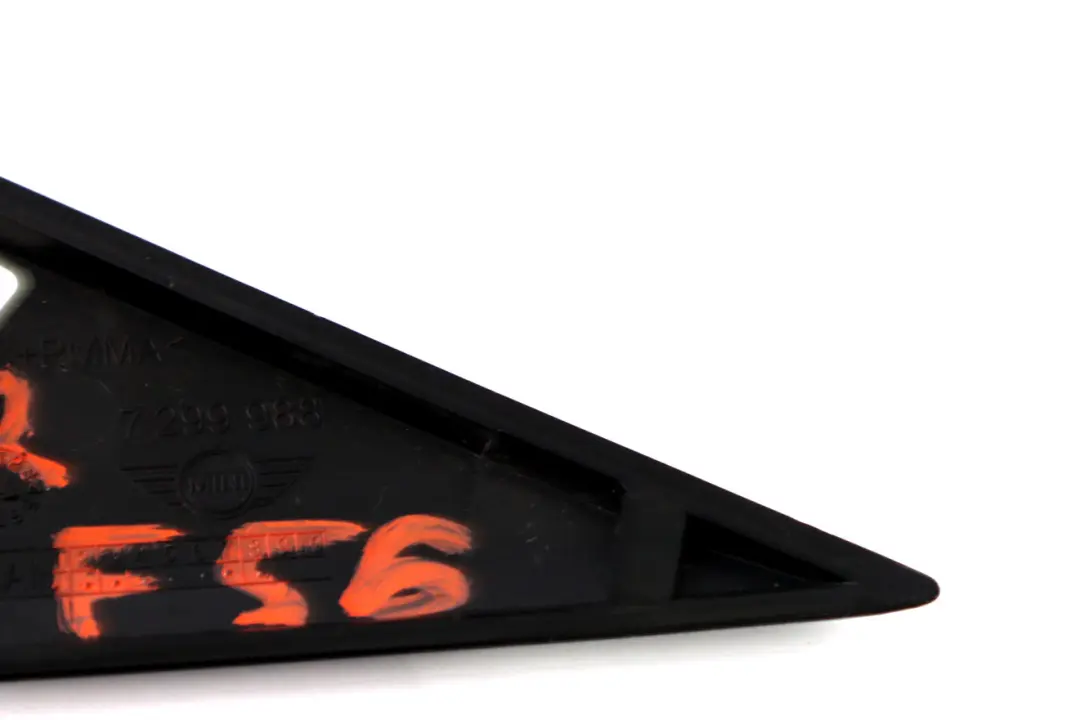 Pannello Angolare Specchio Copertura Interno Ant. Dx per Mini Cooper F56 F57 con numero di parte 7299988 Mini Cooper F56 F57 Pannello Angolare Specchio Copertura Interno Ant. Dx - SKU 7299988 - Numero di parte 7299988