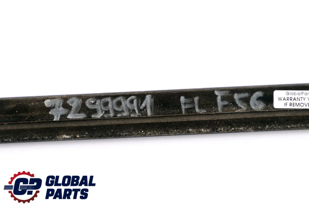 Tira Sellado Canal Puerta Ventana Moldura Delantera Izquierda Cromada para Mini F56 con número de pieza 7299991 Mini F56 Tira Sellado Canal Puerta Ventana Moldura Delantera Izquierda Cromada - SKU 7299991 - Número de pieza 7299991