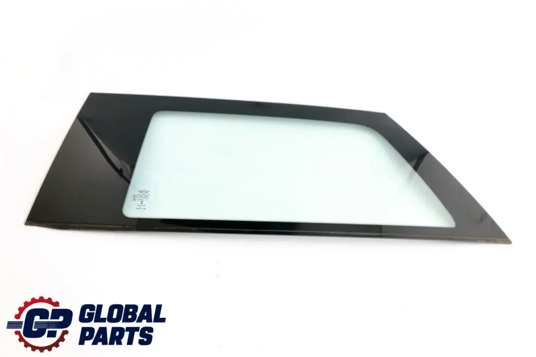 Cuarto Ventana Lateral Verde Trasero Izquierdo AS2 para Mini Cooper One F56 con número de pieza 7300017 Mini Cooper One F56 Cuarto Ventana Lateral Verde Trasero Izquierdo AS2 - SKU 7300017 - Número de pieza 7300017