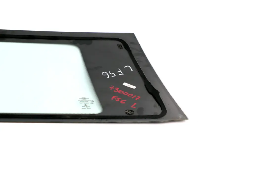 Mini Cooper One F56 Quarter Side Window Glass Green Rear Left N/S AS2 - SKU 7300017 - Part number 7300017