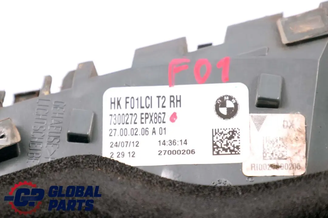 BMW F01 Prawa Lampa W Klapę Prawy Tył - SKU 7300272 - Numer Części 7300272