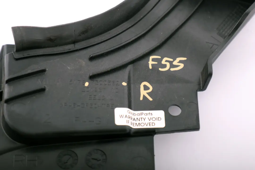 Aufnahme Abdichtung Frontklappe Rechts für Mini Cooper F55 F56 F57 mit Teilenummer 7300562 Mini Cooper F55 F56 F57 Aufnahme Abdichtung Frontklappe Rechts - SKU 7300562 - Teilenummer 7300562