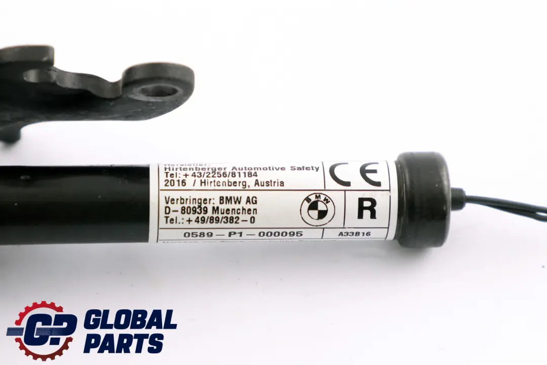 Bonnet Engine Hood Hinge Actuator Right O/S to Mini F56 with Part number 7300582 Mini F56 Bonnet Engine Hood Hinge Actuator Right O/S - SKU 7300582 - Part number 7300582