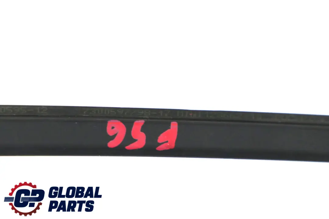 Mini Cooper F55 F56 Panel del capó cromado moldura tira - SKU 7300595 - Número de pieza 7300595