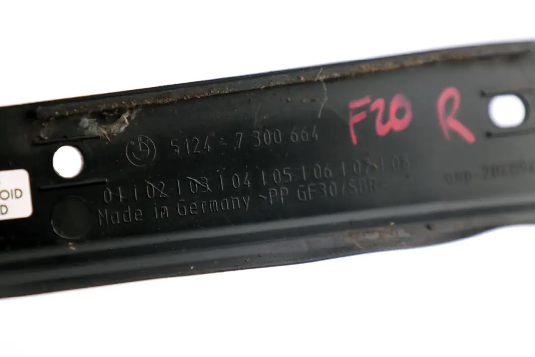 BMW F20 F21 Osłona rynienka klapy prawa - SKU 7300664 - Numer Części 7300664