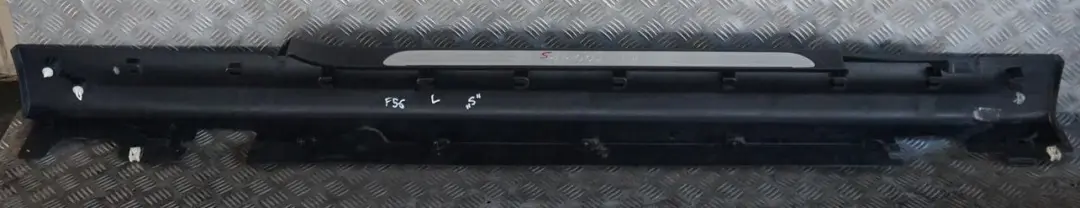 BMW Mini Cooper S F56 3 Left N/S Sill Skirt Door Side Cover Rocker Panel Black - SKU 7300817-3 - Part number 7300817