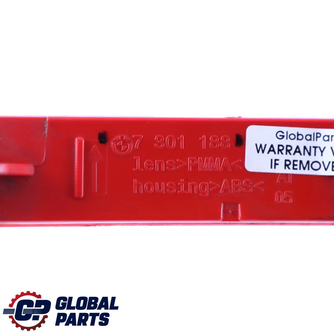 BMW 3 F30 F32 F33 Reflector Parachoques Trasero Derecho Rojo - SKU 7301188 - Número de pieza 7301188