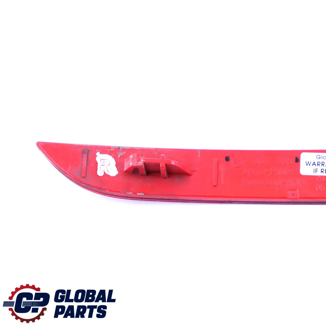 BMW 3 F30 F32 F33 Reflector Parachoques Trasero Derecho Rojo - SKU 7301188 - Número de pieza 7301188