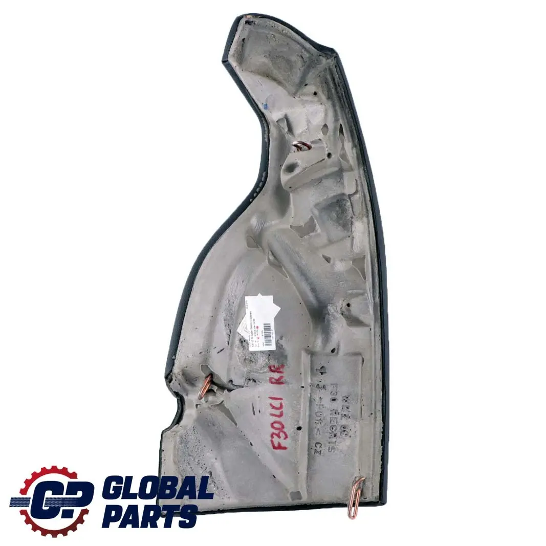 BMW F30 Asiento Trasero Banqueta Derecha Panel Lateral Cuero Dakota Negro - SKU 7301204 - Número de pieza 7301204