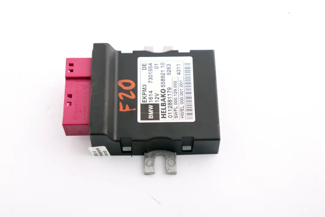 Control Unit For Fuel Pump to BMW F10 F20 F30 F32 with Part number 7358144 BMW F10 F20 F30 F32 Control Unit For Fuel Pump - SKU 7301554 - Part number 7358144