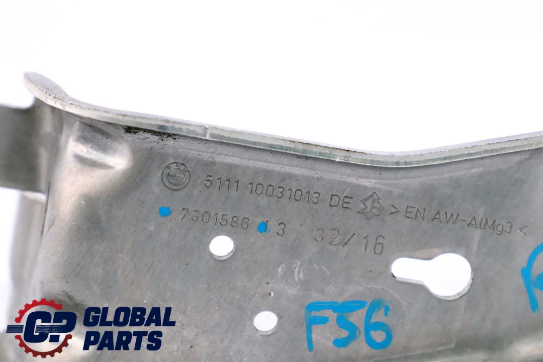 Panel Vertical Strut Brace Mount Carrier Right O/S to Mini Cooper F55 F56 with Part number 7301586 Mini Cooper F55 F56 Panel Vertical Strut Brace Mount Carrier Right O/S - SKU 7301586 - Part number 7301586