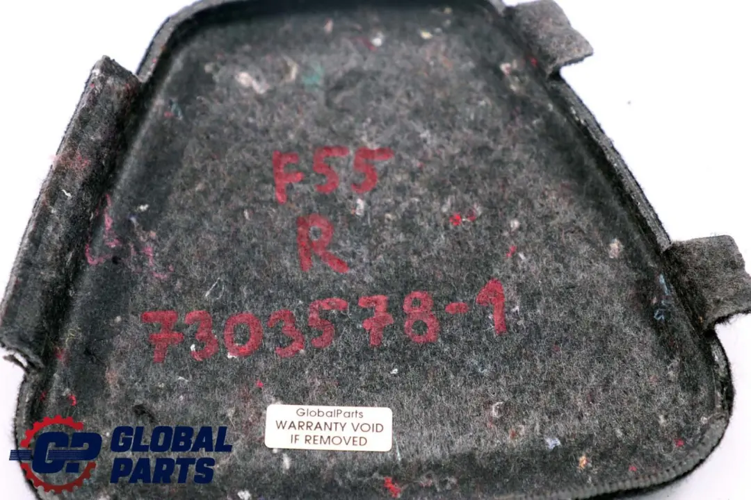 Verkleidung Gepäckraum Abdeckung Rechts für Mini Cooper F55 mit Teilenummer 7303578 Mini Cooper F55 Verkleidung Gepäckraum Abdeckung Rechts - SKU 7303578-1 - Teilenummer 7303578