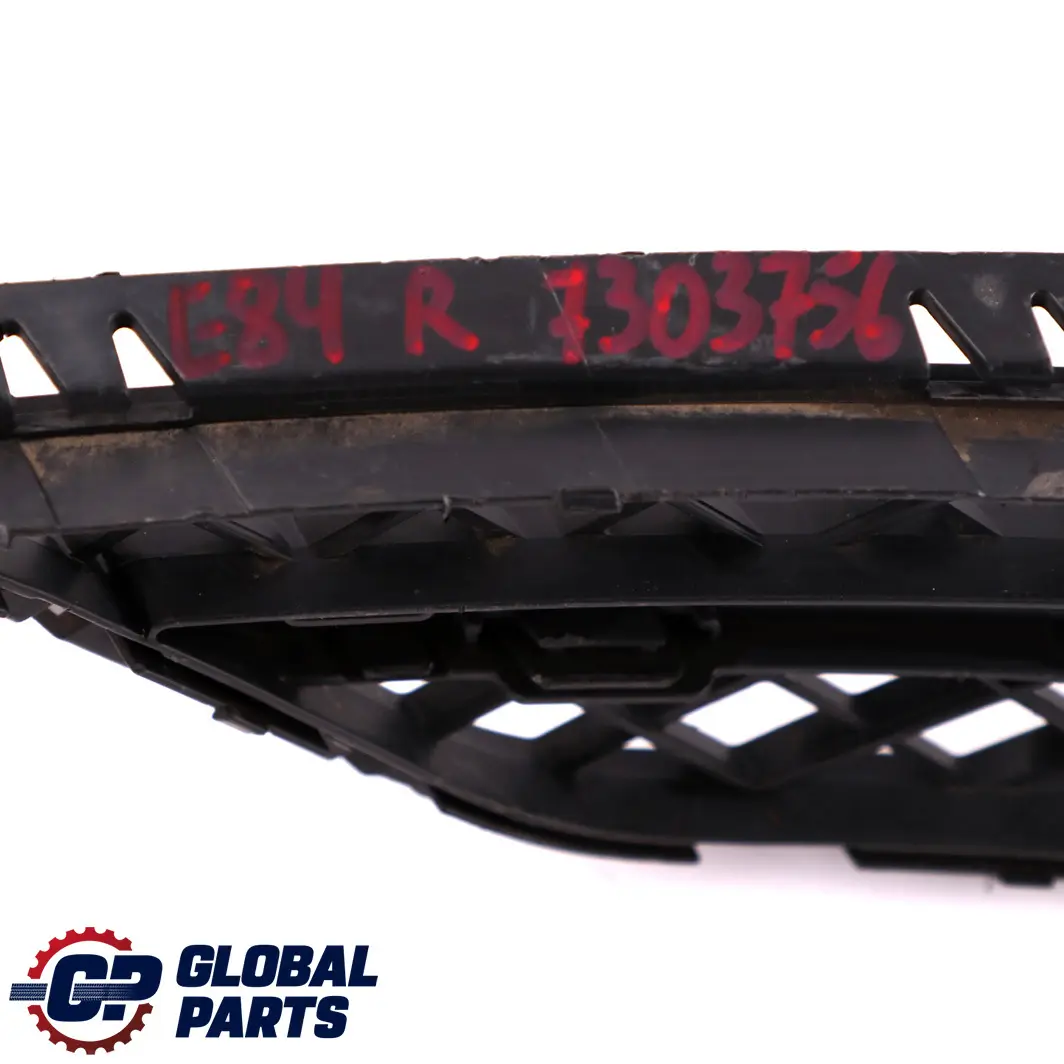 Front Bumper Partially Grid Grille Right O/S to BMW X1 Series E84 with Part number 7303756 BMW X1 Series E84 Front Bumper Partially Grid Grille Right O/S - SKU 7303756 - Part number 7303756