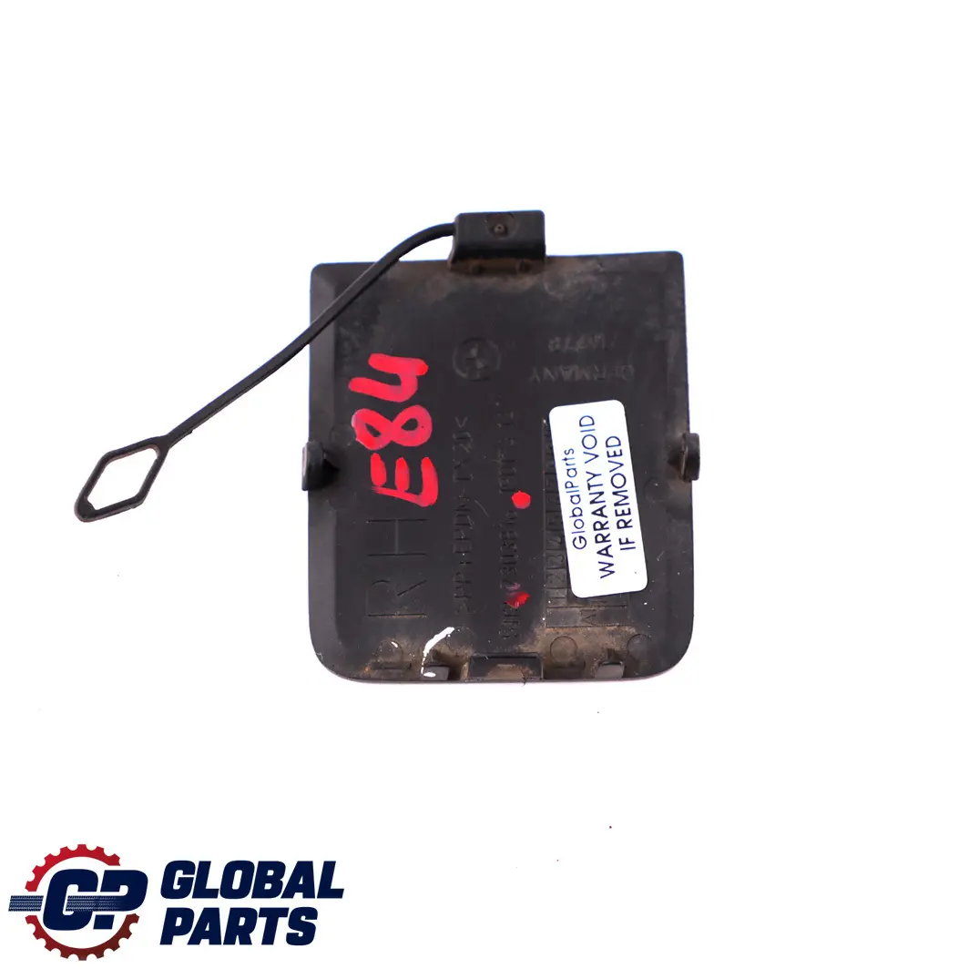 BMW X1 E84 Bumper Cover Flap Towing Hinge Rear Right O/S Black - SKU 7303816 - Part number 7303816