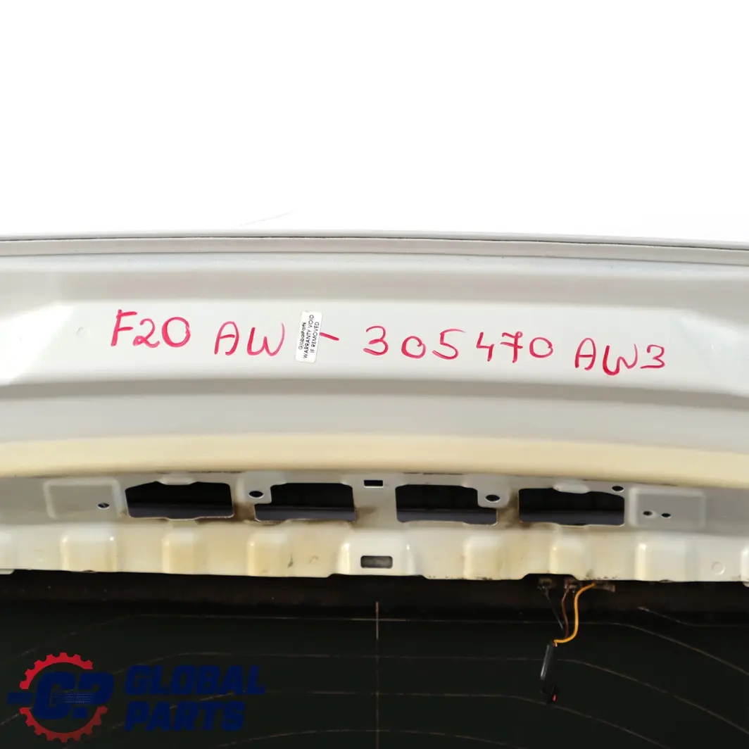 BMW 1 Series F20 F21 3 Rear Boot Trunk Lid Tailgate Alpine White Alpinweiss 3 - SKU 7305470-AW3 - Part number 7305470