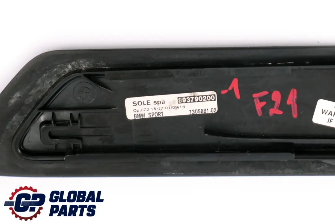 Door Entrance Sill Strip Kick Cover to BMW F21 F22 Sport with Part number 7305881 BMW F21 F22 Sport Door Entrance Sill Strip Kick Cover - SKU 7305881-1 - Part number 7305881