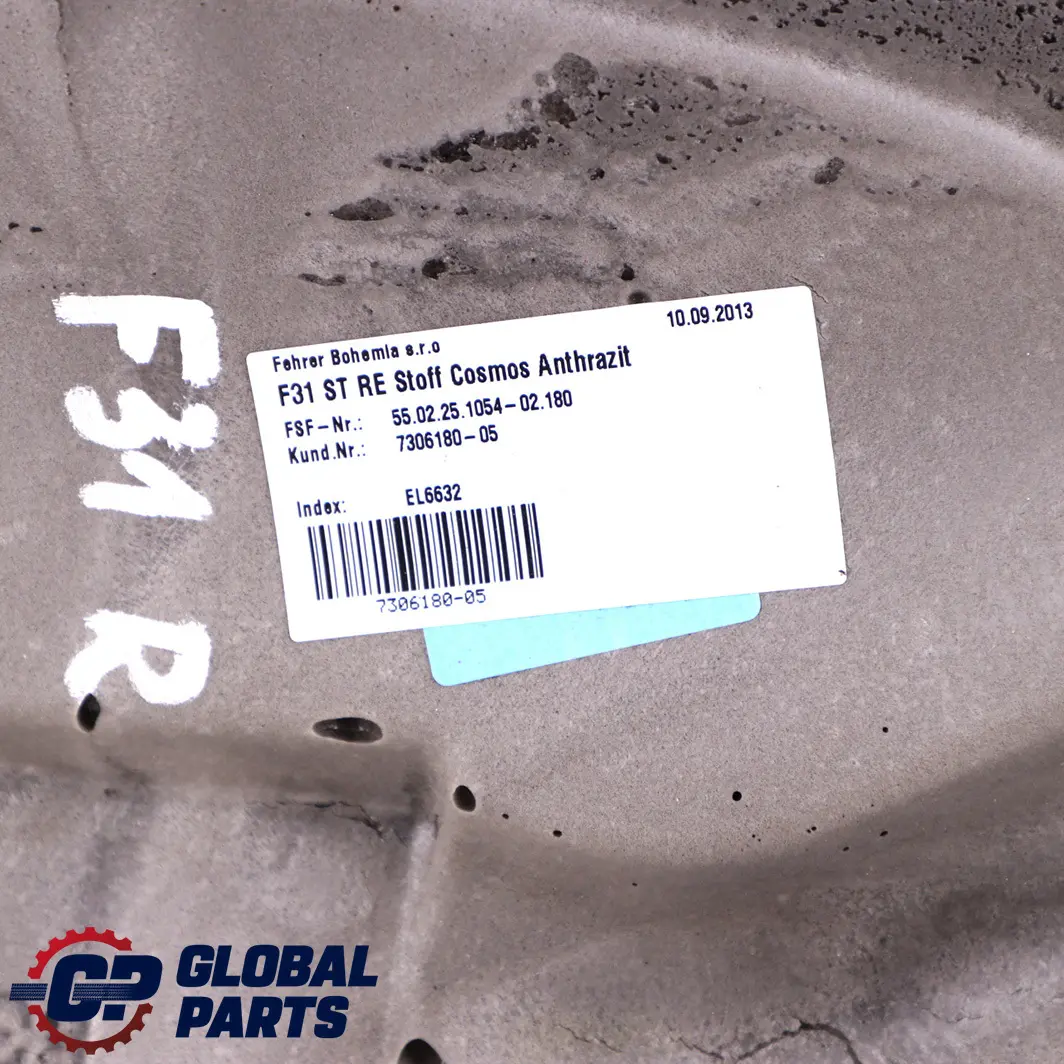 Seitenteil Sitz Stoff Anthrazit Hinten Rechts für BMW 3 er F31 mit Teilenummer 7306180 BMW 3 er F31 Seitenteil Sitz Stoff Anthrazit Hinten Rechts - SKU 7306180 - Teilenummer 7306180