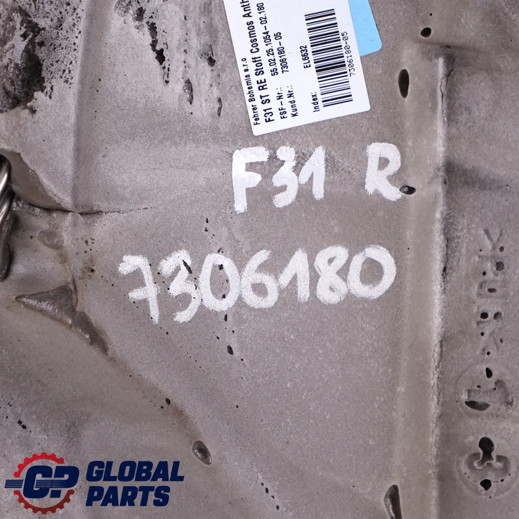 Seitenteil Sitz Stoff Anthrazit Hinten Rechts für BMW 3 er F31 mit Teilenummer 7306180 BMW 3 er F31 Seitenteil Sitz Stoff Anthrazit Hinten Rechts - SKU 7306180 - Teilenummer 7306180