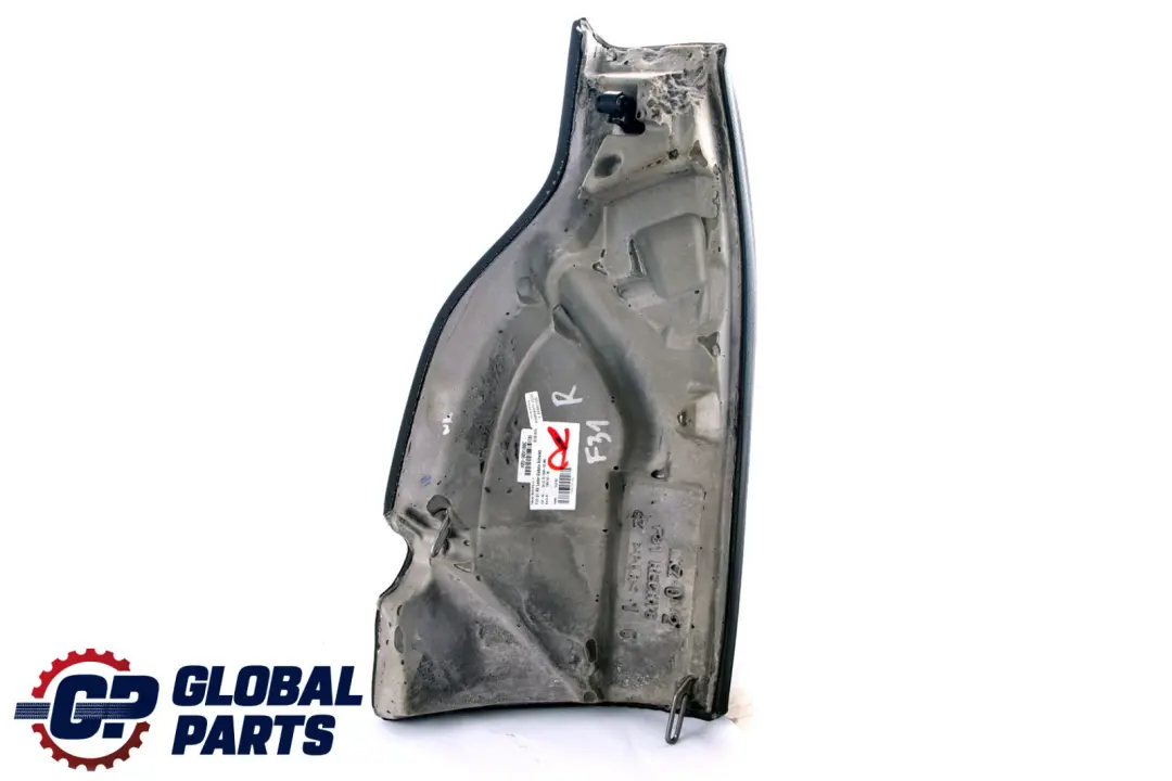 BMW F31 Tapicerka Boczek Kanapy Prawy Tył Czarna Skóra - SKU 7306182 - Numer Części 7306182