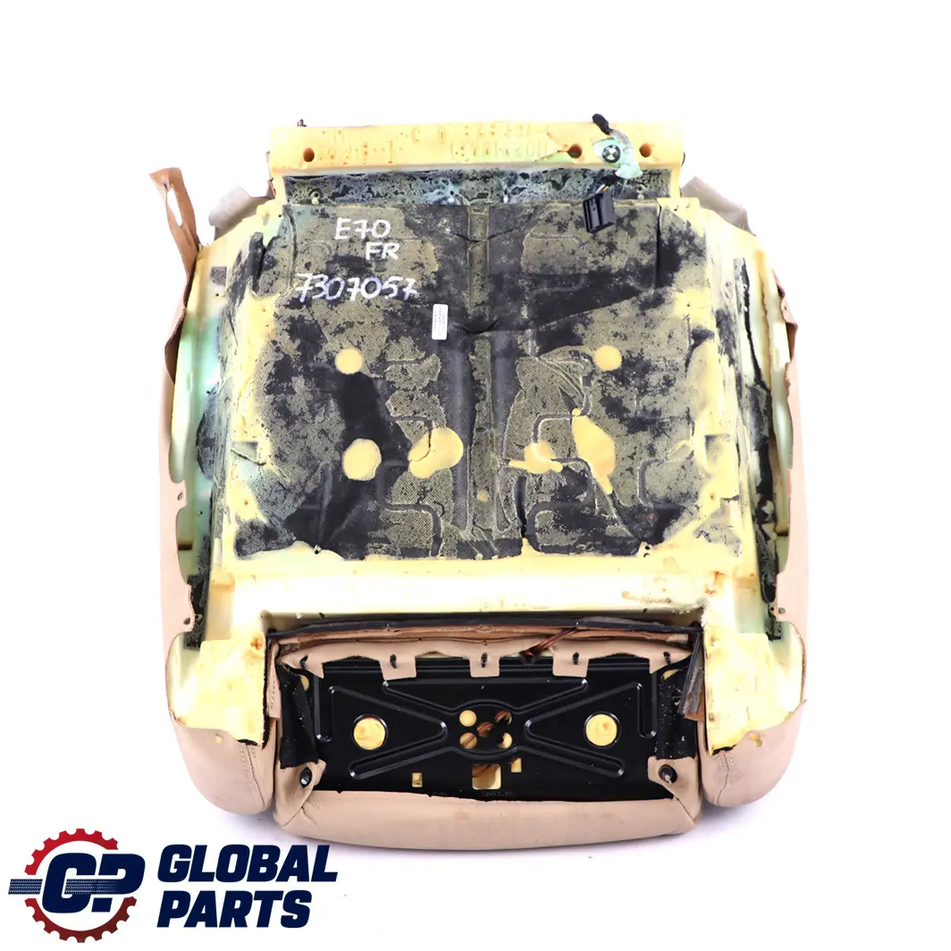  Sedile Base BMW X5 X6 E70 E71 Riscaldato Anteriore Driver Cover Pelle Beige - SKU 7307057 - Numero di parte 7307057