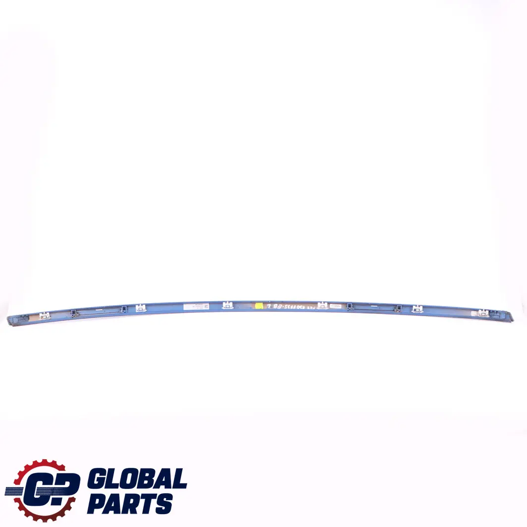 Left N/S Roof Moulding Gutter Rail Trim Estorilblau Blue - B45 to BMW 2 Series F22 with Part number 7307735 BMW 2 Series F22 Left N/S Roof Moulding Gutter Rail Trim Estorilblau Blue - B45 - SKU 7307735-EB - Part number 7307735