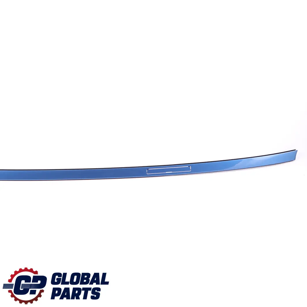 Left N/S Roof Moulding Gutter Rail Trim Estorilblau Blue - B45 to BMW 2 Series F22 with Part number 7307735 BMW 2 Series F22 Left N/S Roof Moulding Gutter Rail Trim Estorilblau Blue - B45 - SKU 7307735-EB - Part number 7307735