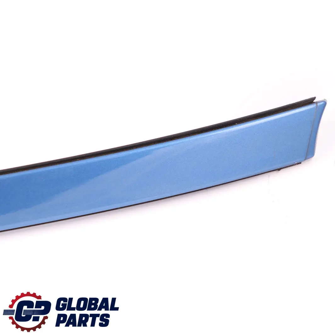 Left N/S Roof Moulding Gutter Rail Trim Estorilblau Blue - B45 to BMW 2 Series F22 with Part number 7307735 BMW 2 Series F22 Left N/S Roof Moulding Gutter Rail Trim Estorilblau Blue - B45 - SKU 7307735-EB - Part number 7307735