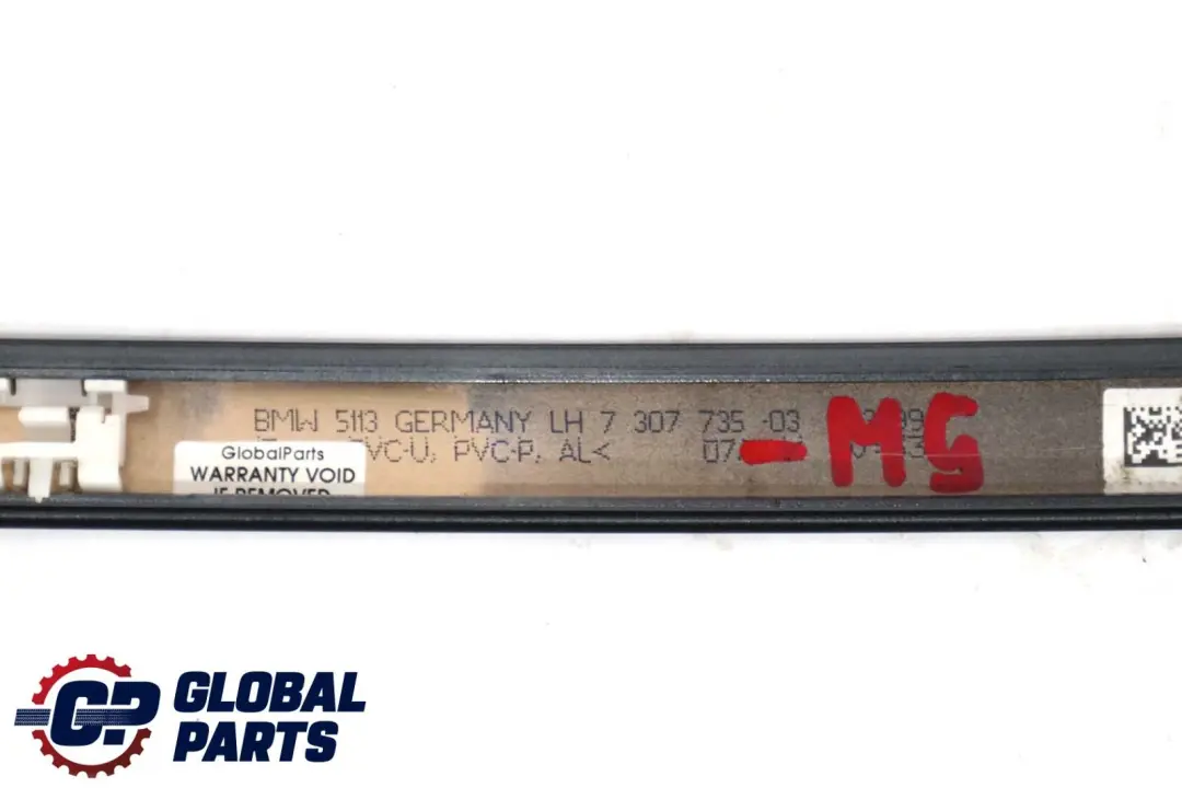 Left N/S Roof Moulding Gutter Rail Trim Mineralgrau Grey B39 to BMW 2 Series F22 with Part number 7319535 BMW 2 Series F22 Left N/S Roof Moulding Gutter Rail Trim Mineralgrau Grey B39 - SKU 7307735-MG - Part number 7319535