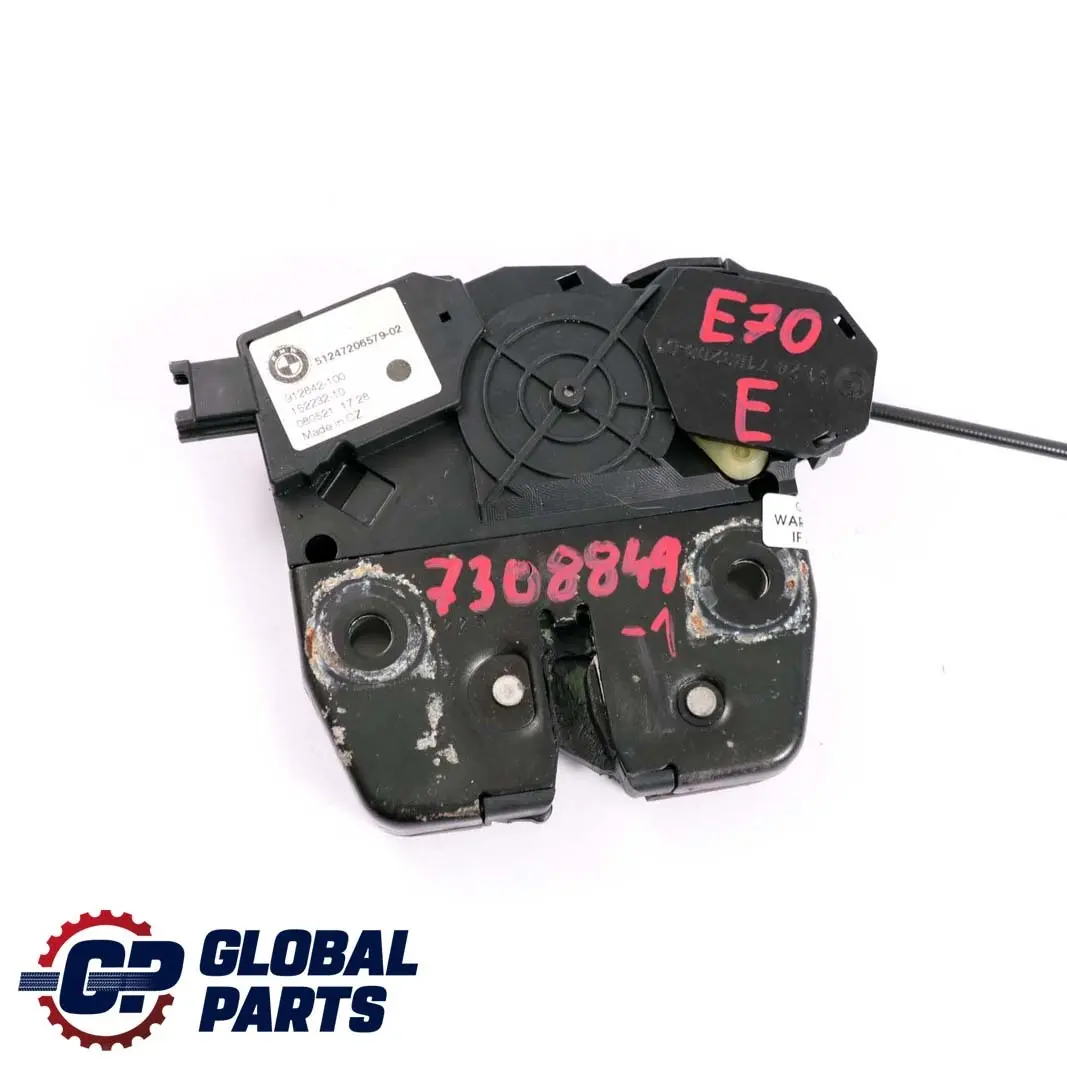 BMW X5 E70 Portellone Chiusura Bagagliaio Tronco Bloccare Coda Coperchio - SKU 7308849-1 - Numero di parte 7308849