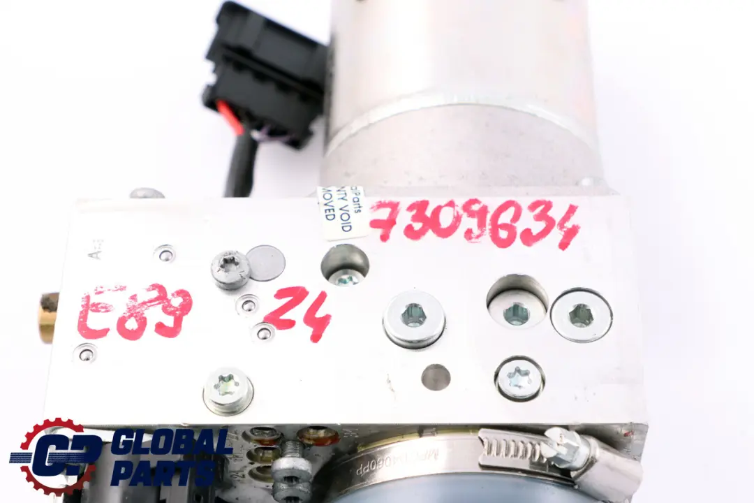 Roof Pump Motor Hydro Unit 104557 to BMW Z4 Series E89 Roadster Cabrio Convertible with Part number 7309634 BMW Z4 Series E89 Roadster Cabrio Convertible Roof Pump Motor Hydro Unit 104557 - SKU 7309634 - Part number 7309634