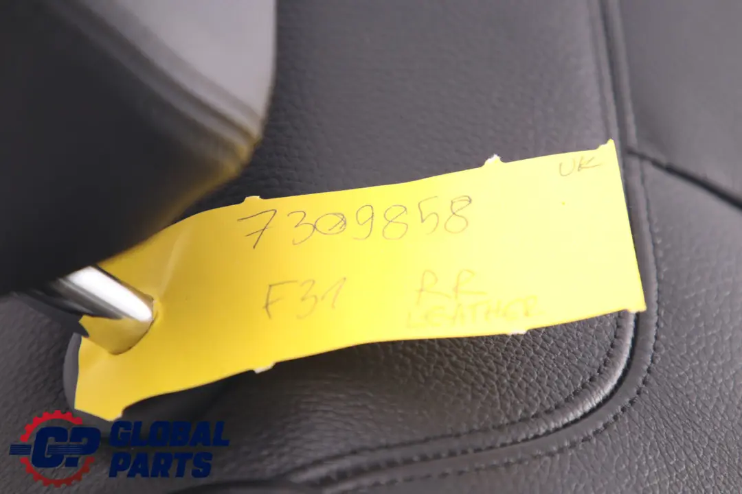 BMW F31 Touring Sedile Posteriore Destro Schienale Pelle Nero - SKU 7309858 - Numero di parte 7309857