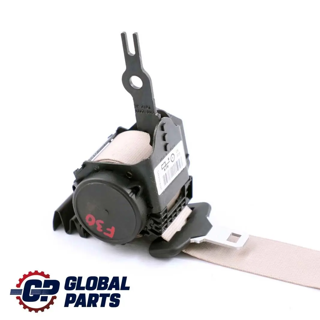 BMW 3 Series F30 F80 M3 LCI Seat Upper Strap Belt Rear Outer Seatbelt - SKU 7310161 - Part number 7310161