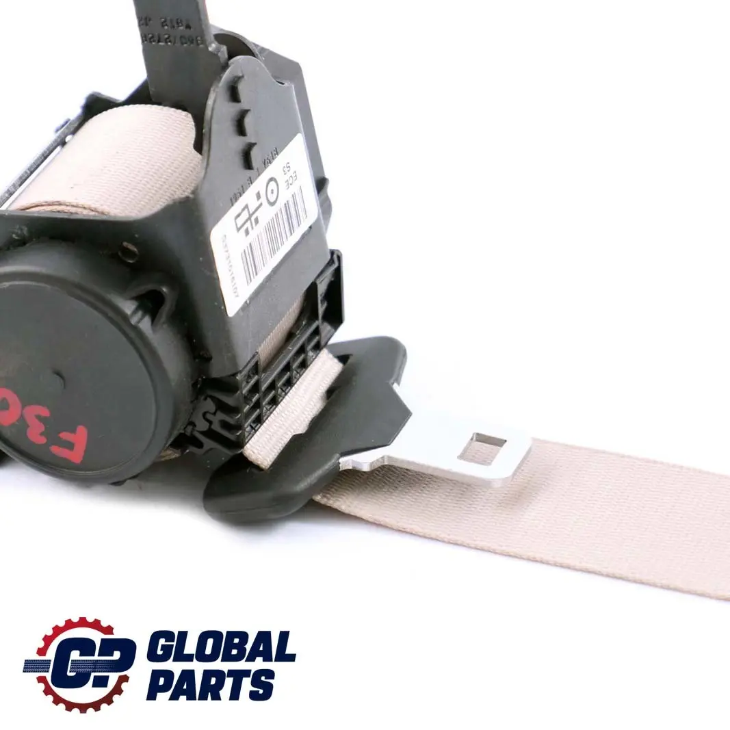 BMW 3 Series F30 F80 M3 LCI Seat Upper Strap Belt Rear Outer Seatbelt - SKU 7310161 - Part number 7310161