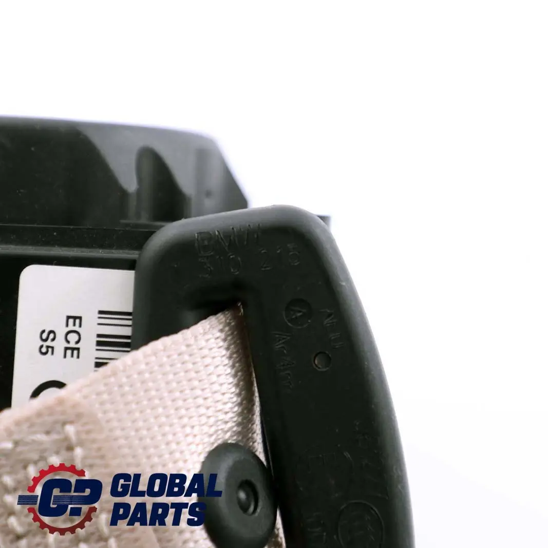 Centre Upper Belt Seatbelt Oyster to BMW 3 Series F30 F80 M3 LCI Rear Seat with Part number 7310215 BMW 3 Series F30 F80 M3 LCI Rear Seat Centre Upper Belt Seatbelt Oyster - SKU 7310215 - Part number 7310215